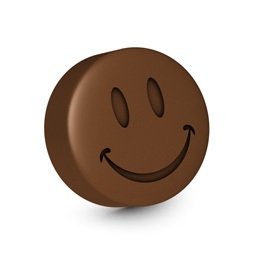 chocolate smiley face