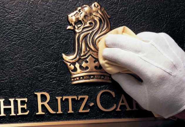 Ritz Carlton logo polished