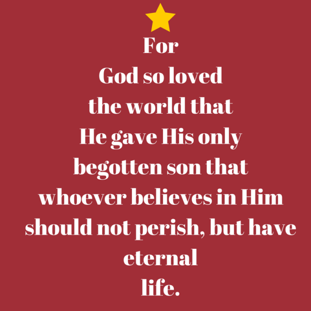 ForGod so loved the world thatHe gave