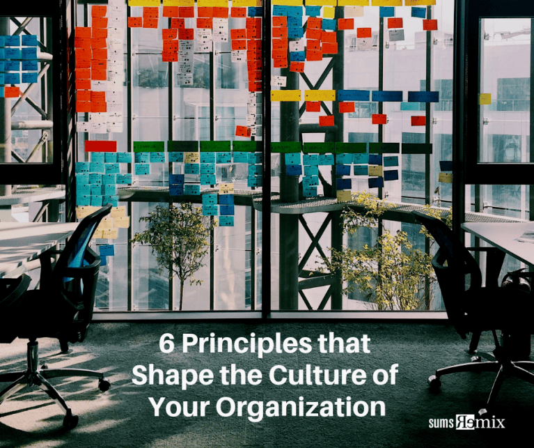 Overarching Culture Principles 6 Principles That Shape the Culture of Your Organization